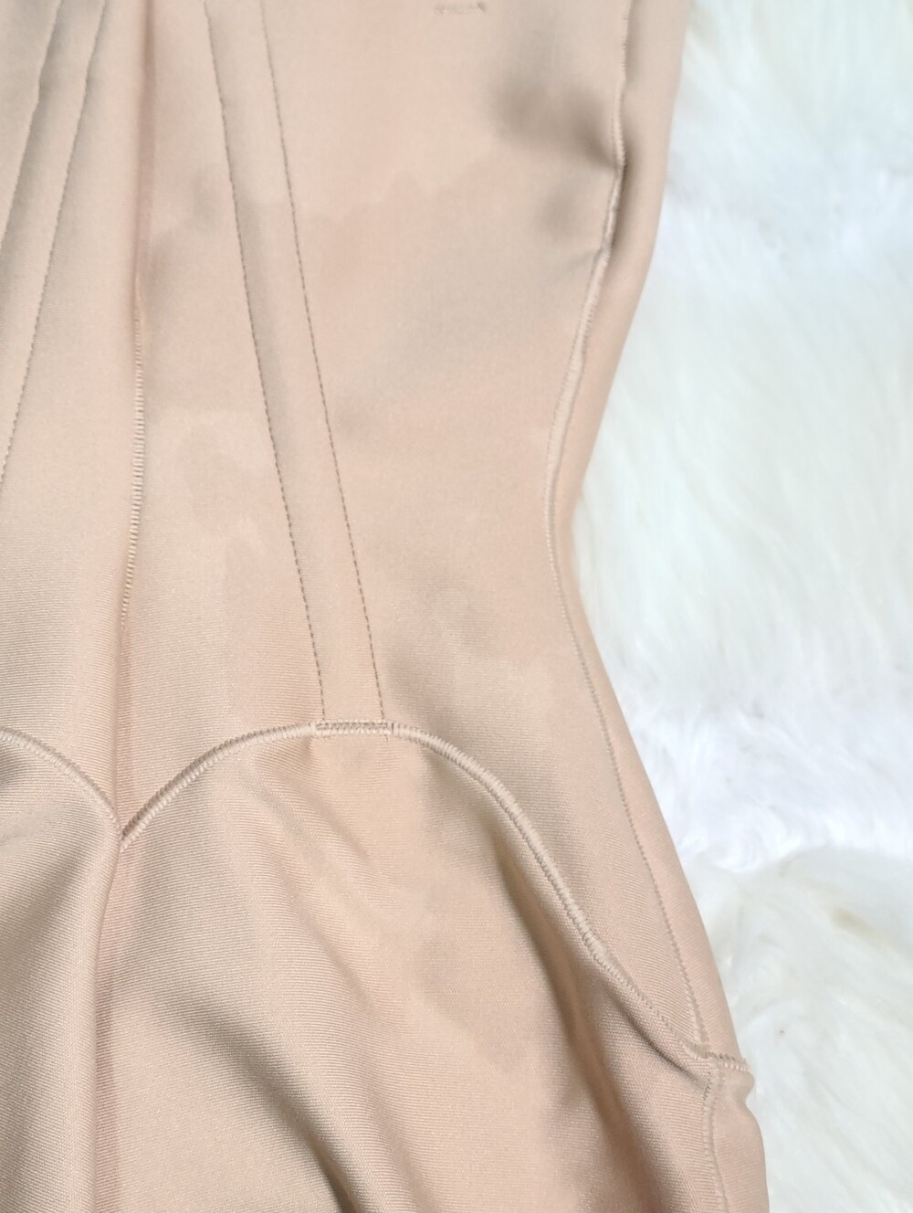 SKIMS Body Core Sculpt Waist Cincher Butt Lifting Brief Cream Clay XXS NEW - Picture 4 of 7